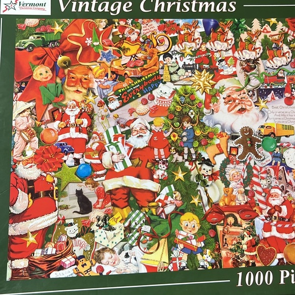 VINTAGE CHRISTMAS PUZZLE TOYS GAMES - Picture 3 of 9